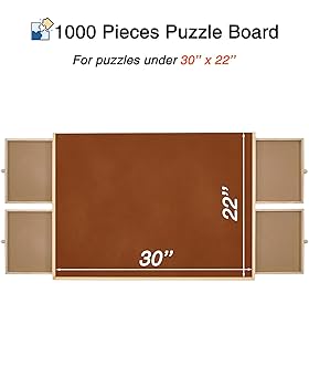 パズルテーブル YISHAN 1000ピース 木製ジグソーパズルボードテーブル Amazon.co.jp: YISHAN 1000ピース 木製ジグソーパズルボード